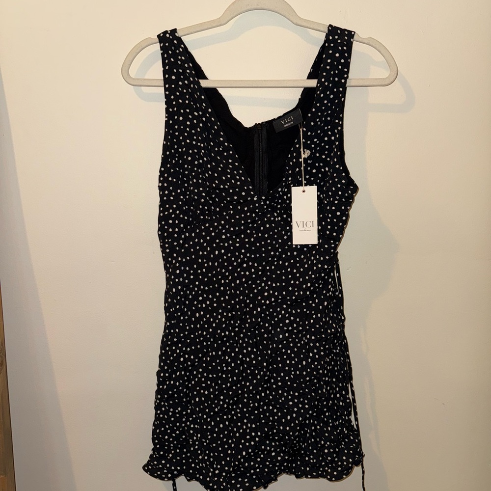 Vici polka dot mini Dress